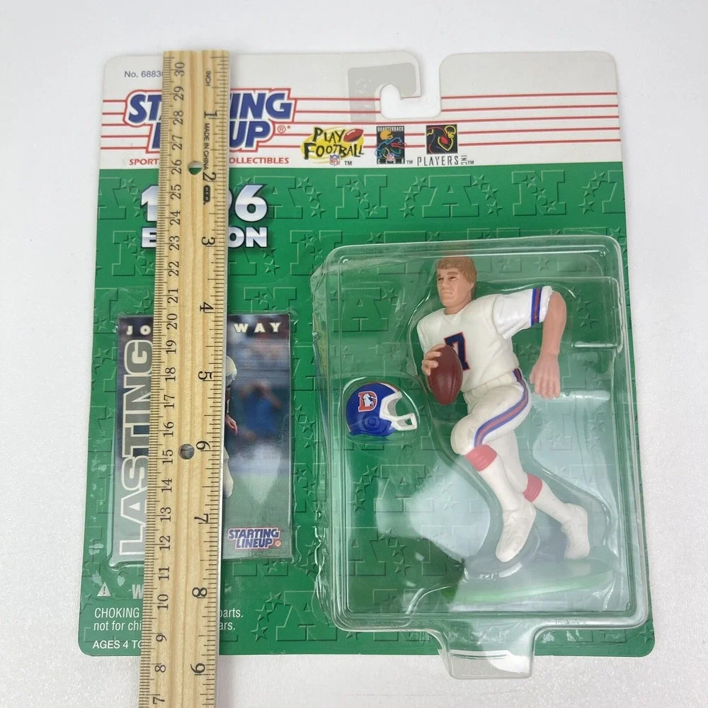 1996 Starting Lineup JOHN ELWAY Figure and Card Denver Broncos